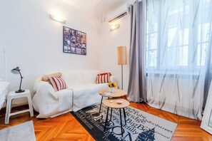 蜜月開放式客房, 空調 (Cozy Studio in the Center of Zagreb) | 客廳