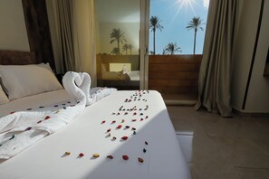Premium Room | Egyptian cotton sheets, premium bedding, memory foam beds - Taj pyramids view inn (Giza)