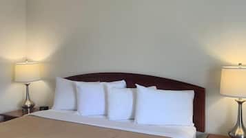Estúdio básico, 1 cama King | Escrivaninha, espaço de trabalho para notebook, Wi-Fi de cortesia