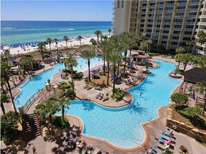 Indoor pool, a heated pool - Direct Beachfront, Wrap Balcony, Breathtaking Views! Shores of Panama (Panama City Beach)