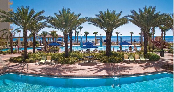 Indoor pool, a heated pool - Direct Beachfront, Wrap Balcony, Breathtaking Views! Shores of Panama (Panama City Beach)