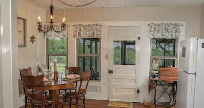Historical farmhouse on the Pedernales River