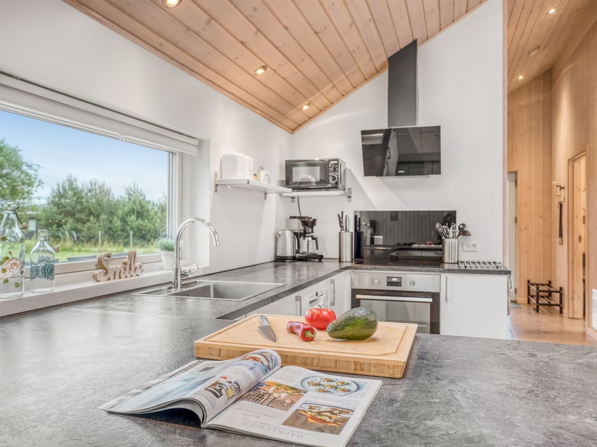 Kühlschrank, Mikrowelle, Ofen, Geschirrspüler