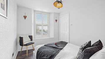 1 bedroom, iron/ironing board, travel crib, free WiFi