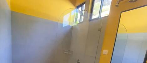 Shower, toilet paper