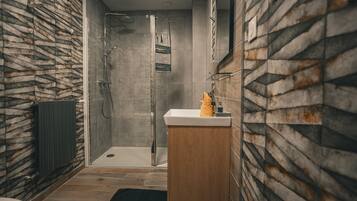 Shower, hair dryer