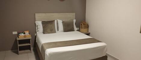 1 habitación y ropa de cama