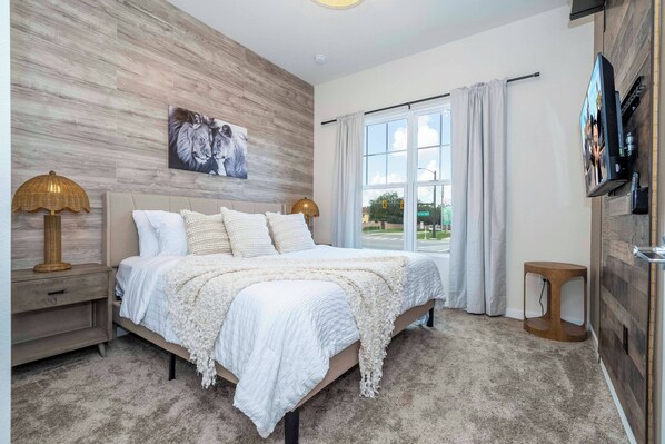 5 bedrooms, iron/ironing board, travel crib, WiFi