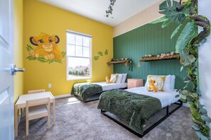 5 bedrooms, iron/ironing board, travel crib, WiFi