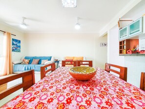Dining - 3-bedroom apartment in Praia Grande - REF KO03H (Ubatuba)