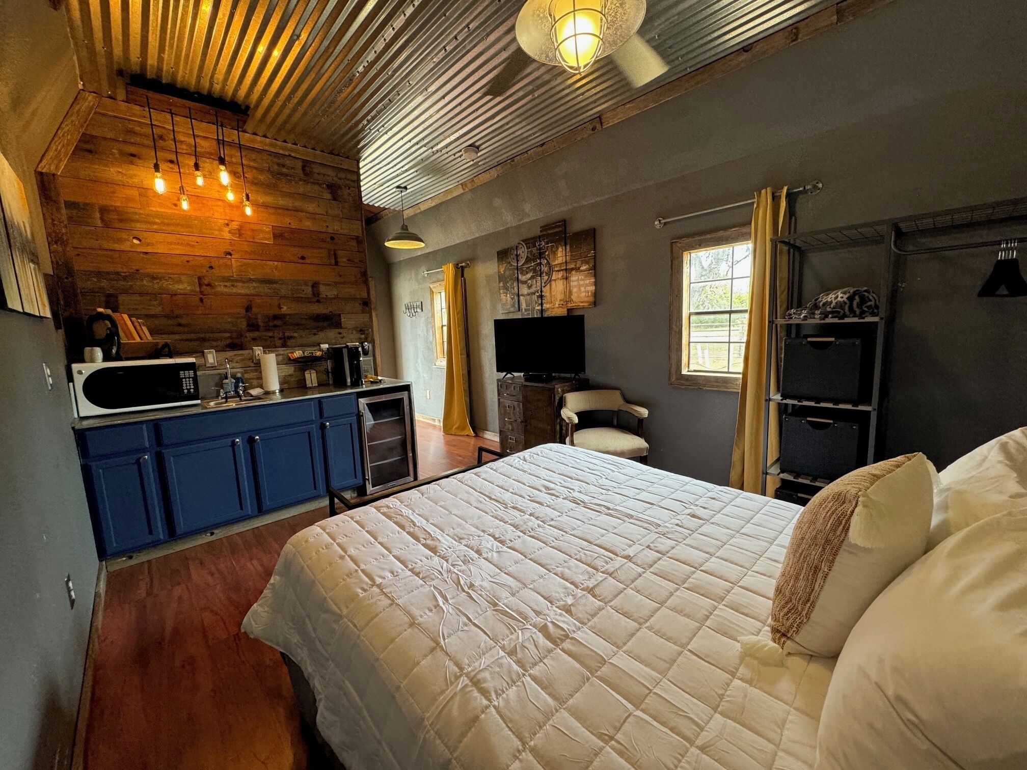 1 habitación y ropa de cama 