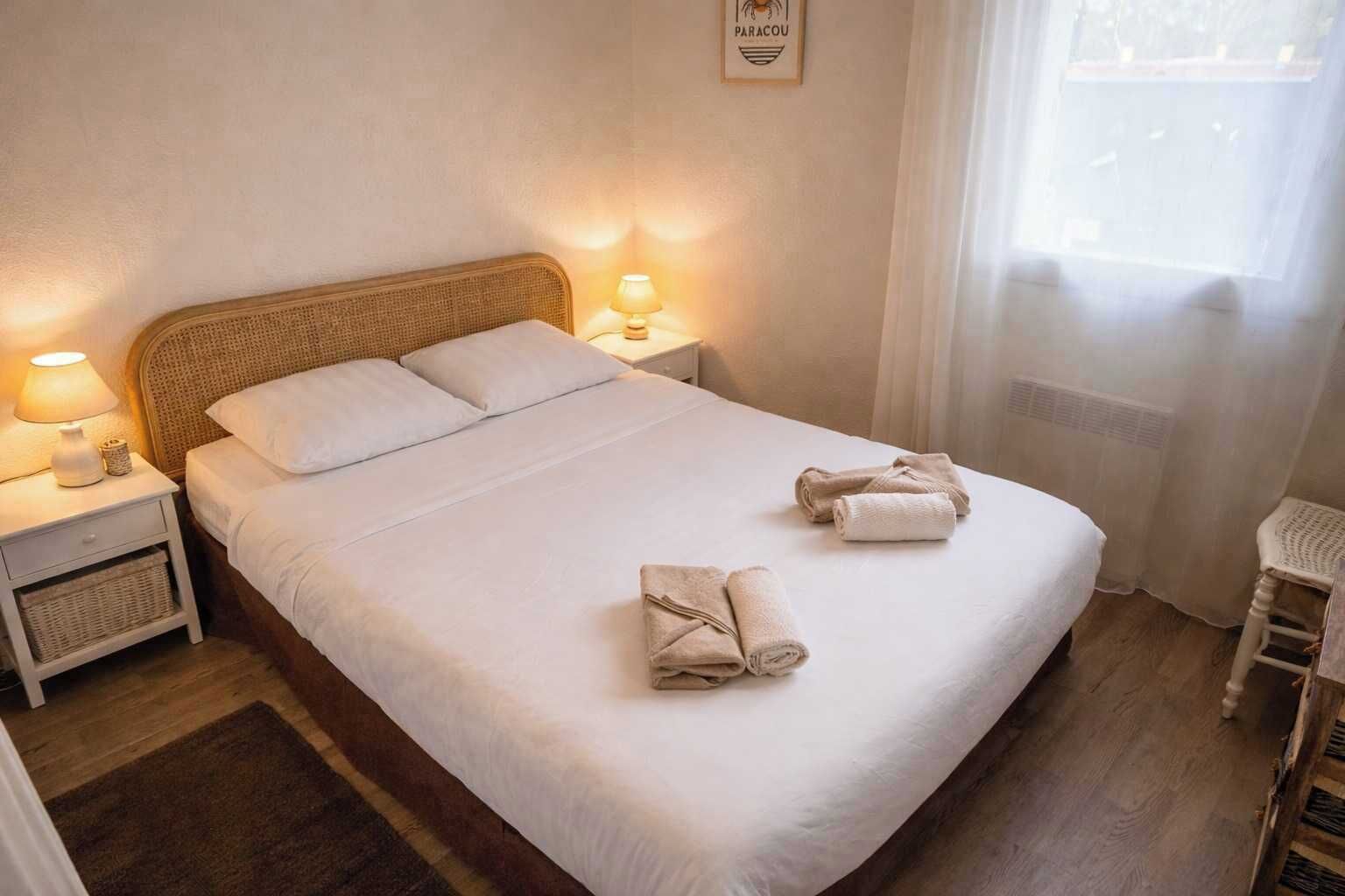 2 chambres, fer et planche à repasser, Wi-Fi