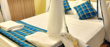 Hypo-allergenic bedding, down comforters, individually decorated