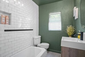 Handdoeken, zeep, toiletpapier