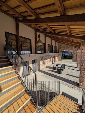 Blick von der Unterkunft