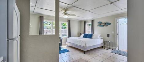 1 habitación, tabla de planchar con plancha, wifi y ropa de cama