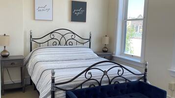 2 chambres, fer et planche Ă repasser, Wi-Fi, draps fournis