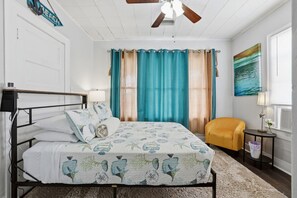 2 chambres, fer et planche à repasser, Wi-Fi, draps fournis