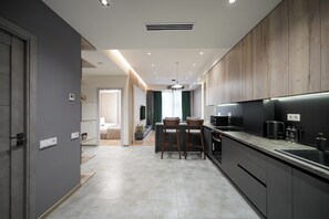 Private kitchen - Hayasa Luxurious one bedroom apartment 310 (Yerevan)