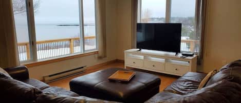 Smart TV, books, stereo