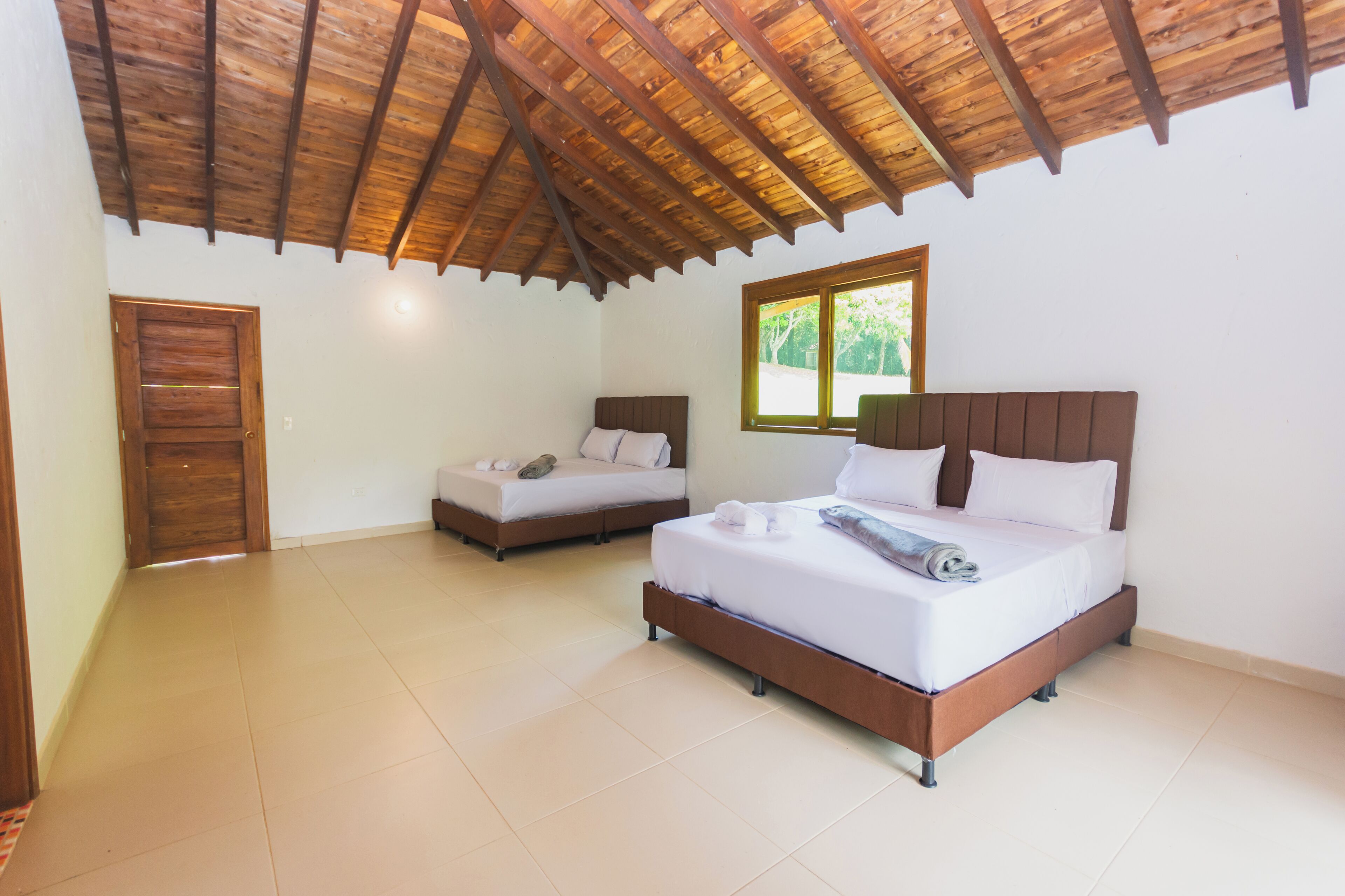 Superior Cabin, 2 Queen Beds, Balcony, Garden View | Free WiFi