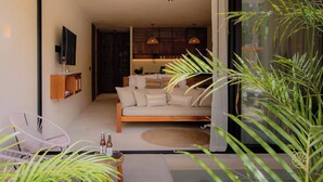 Vue sur le jardin