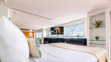 Loft exclusivo | 2 quartos, cofres nos quartos, escrivaninha