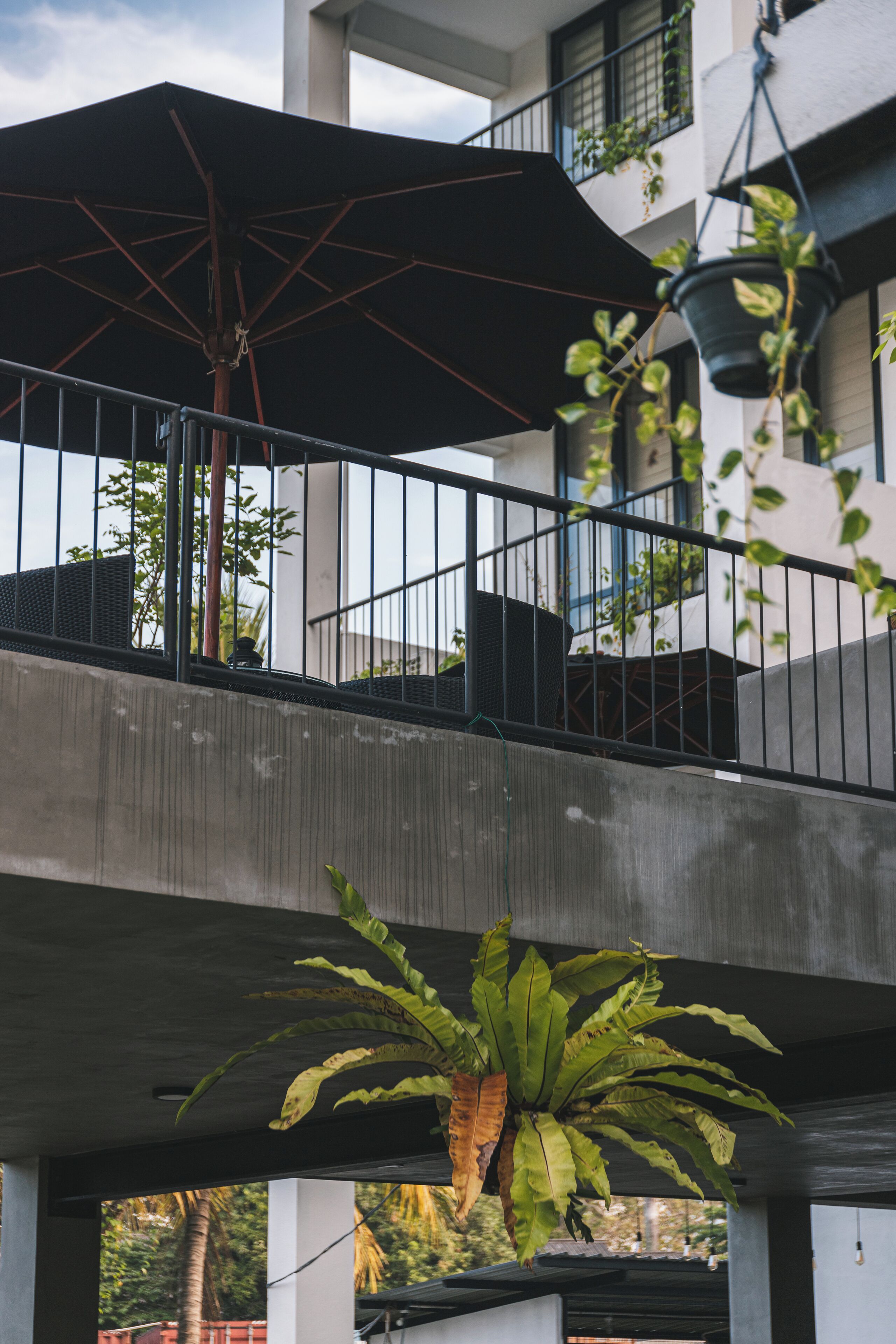 Façade de l’hébergement