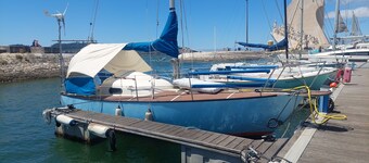 Vintage Sail Boat in Lisbon