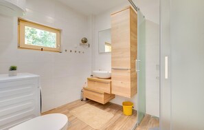 Shower, hair dryer