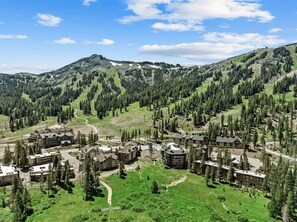 Aerial view - 2BR + Loft Condo w/ Fireplace | Central Location (Kirkwood)