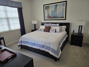 3 bedrooms, iron/ironing board, WiFi, bed sheets