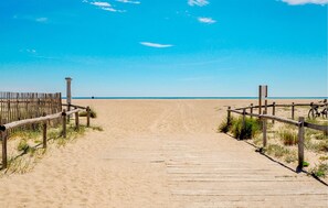 Vlak bij het strand