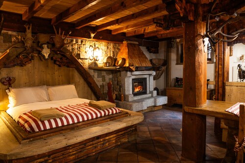 Studio 'Alfio's Alpen Suite' mit Gemeinschaftsgarten und Wi-Fi
