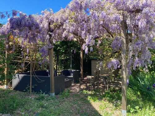 Chambre Millepertuis avec terrasse et jardin partagés