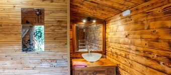 Eco-Chic Glamping Tent with Natural Pool at Le Domaine de la Salamandre