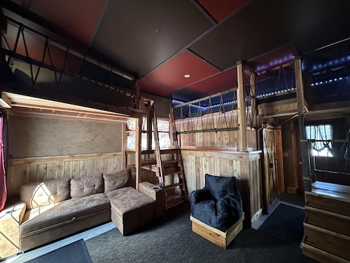 Bungalow cabin along the Yellowstone River in Eastern Montana. 