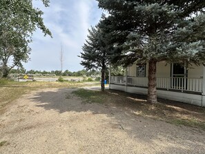 Property grounds - Bungalow cabin along the Yellowstone River in Eastern Montana.  (Rosebud)
