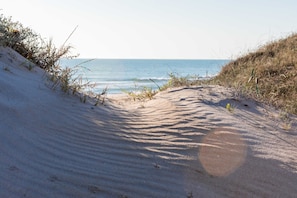 Tæt på stranden
