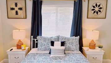 1 bedroom, iron/ironing board, bed sheets