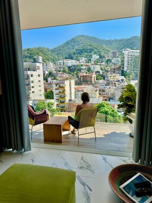 Interior - Avida Penthouse Studio 5 min walk to beach.. terrace, views,  pool & more! (Puerto Vallarta)