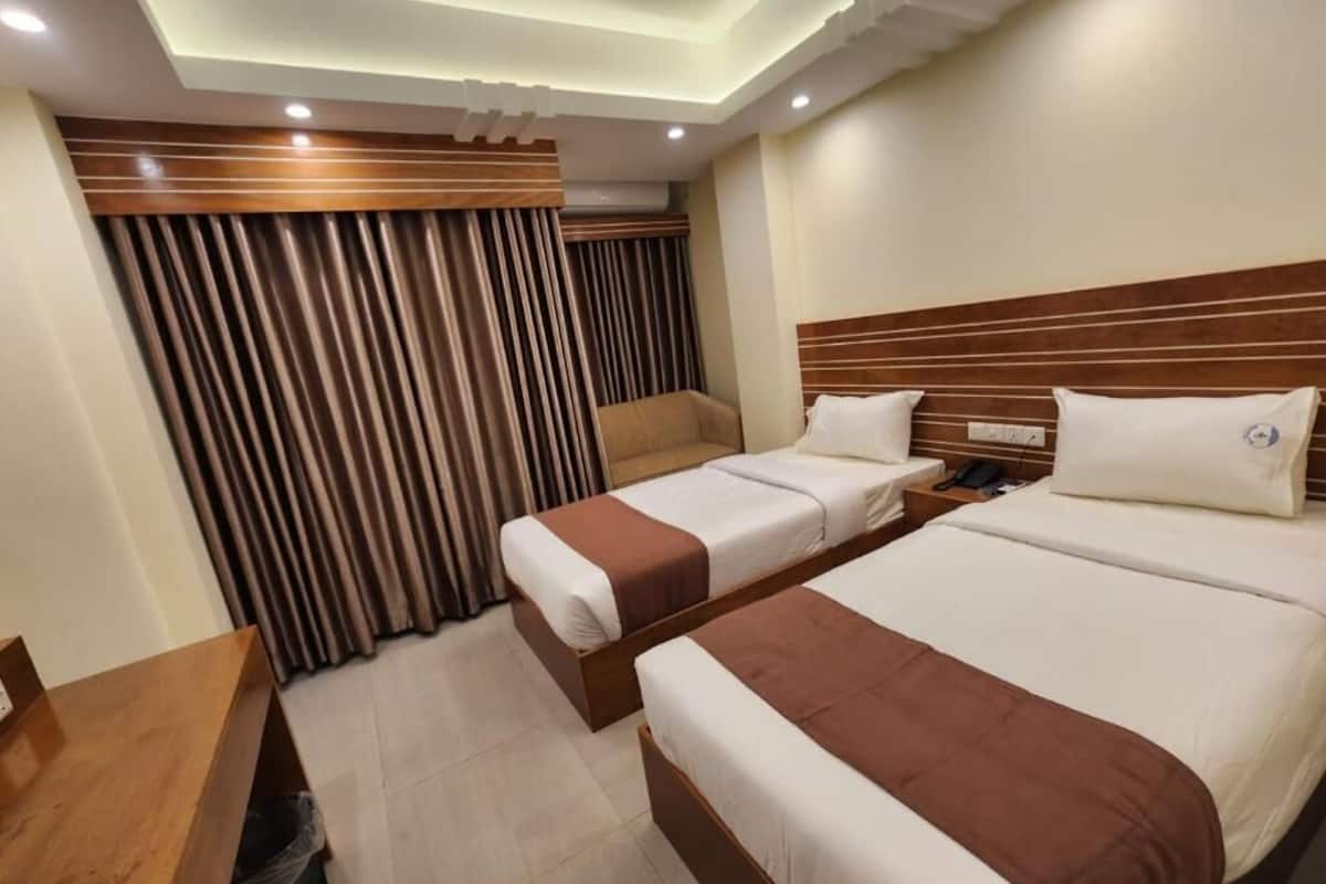 Quarto casal ou duplo executivo | Escrivaninha, Wi-Fi de cortesia