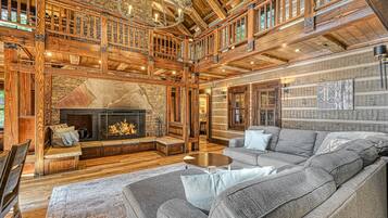 TV, fireplace, table tennis