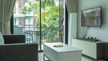 Condo, Pool View | Living area