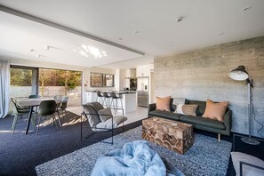 TV, fireplace, offices