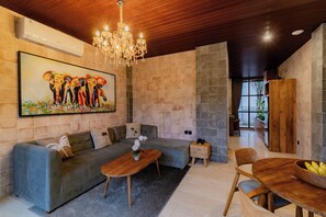 Family Villa, 2 Bedrooms, Balcony | Living area - Mamora Ubud Villas (Ubud)