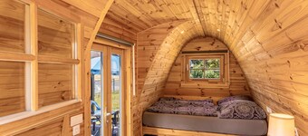 'Campingpod Auf Der Alpakawiese' with Private Terrace and Private Garden