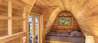 'Campingpod Auf Der Alpakawiese' with Private Terrace and Private Garden