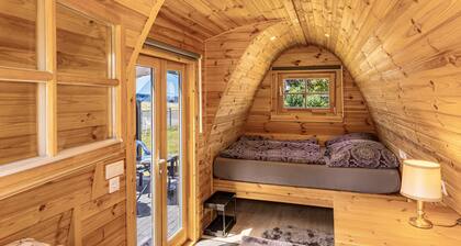 'Campingpod Auf Der Alpakawiese' with Private Terrace and Private Garden