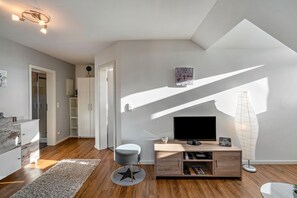 Fernseher, Tischtennisplatte